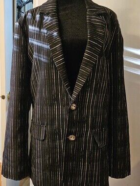 Disney Nightmare Before Christmas Jack Skellington Pinstripe Blazer M